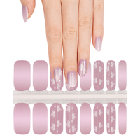 Autocollants pour ongles Huizi, autocollants 3D pour ongles, autocollants pour ongles de couleur cristal