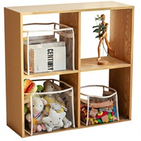 Panier de rangement pour jouets d'enfants en plastique transparent, blocs de construction, jouets en peluche, grande capacité, multifonctionnel, style japonais