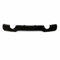 Diffuseur de pare-chocs arrière style MP, lèvre de pare-chocs noir brillant aspect fibre de carbone, séparateur arrière pour BMW Série 3 E90 E92 E93 2005-2013