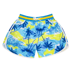 En stock, expédition rapide, vente en gros d'usine, shorts de course à pied en polyester bon marché, taille plus, pour femmes - Product Image 6