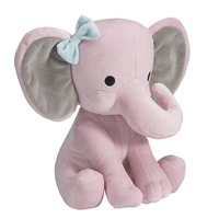 Jouets en peluche d'éléphant pour bébé, top prix de haute qualité, Logo Oem, personnalisé, animaux doux, 1 pièce