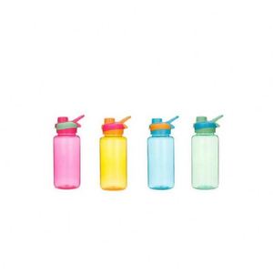 Botella de Plástico Transparente de 500 ml para Exteriores, con Logotipo Personalizado, Premium, Vacía, con Tapa de Empuje y Extracción, para Niños, Venta al Por Mayor - Product Image 1