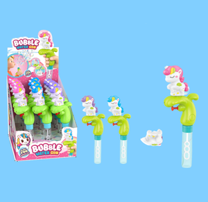 Little Horse Pistola de agua Bubble Stick CANDY TOYS Niños Dulces De Juguete - Product Image 4