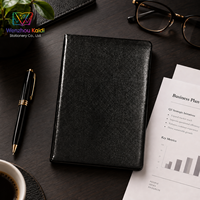 Agenda professionnel en cuir PU A5, couverture rigide, journal, logo personnalisé, promotionnel, entreprise, bureau, vente en gros, carnet