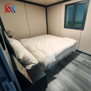 40英尺可扩展集装箱房，3-4卧室，现代设计，豪华预制别墅，公寓酒店用 - Product Image 4