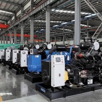Groupe électrogène diesel industriel à châssis ouvert 160KW/170KW 220KVA 3 phases 4 fils 50Hz pour moteur 6CTAA8.3-G2