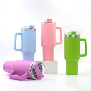 Vaso Térmico Portátil de Acero Inoxidable 304 de Gran Capacidad (40oz) para Auto, Diseño Moderno y Minimalista, para Bebidas Frías - Product Image 3