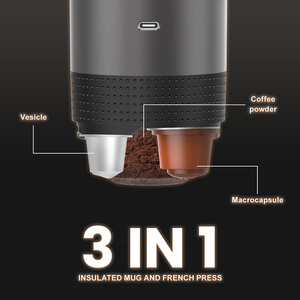 <b>Portable</b> Capsule Espresso Machine Heating Water <b>Coffee</b> <b>Maker</b> Handheld Automatic With Travel Case Mini Espresso Machine Automatic - Product Image 3