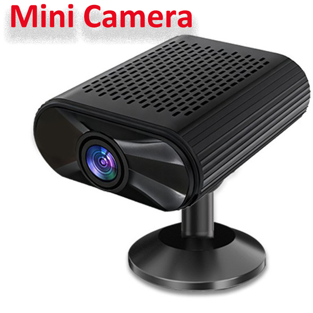 Portable Mini Security HD Nanny Cam WiFi Wireless Camera with Motion Detection App Control Night Vision for for Home Pet Baby