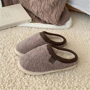 XIXITIAO sogliola da massaggio rimovibile pantofole da casa lavabili in lavatrice retrò Chic per la casa scivoli invernali per uomo e donna - Product Image 6