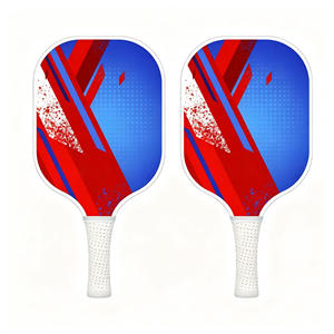 Raquettes de pickleball en fibre de verre pour intérieur et extérieur, idéales pour les débutants, épaisseur 16 mm, légères, avec balles et sac - Product Image 4