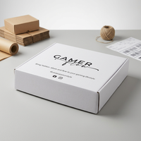 Boîte cadeau pour l'électronique 3C, boîte rigide avec laminage mat et revêtement UV, logo personnalisé pour une expédition sécurisée