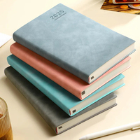 Akademischer A6 A5 Anpassbarer Taschen-Notizblock PU-Leder Tagebuch Notizbuch mit Gummiband Hardcover-Planer Journal Notizbuch