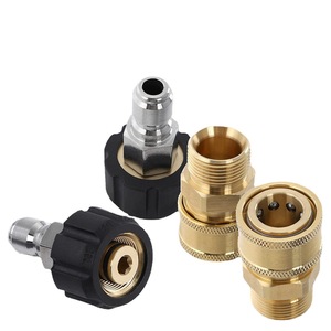 Stim Brass High <b>Pressure</b> <b>Hose</b> Connector 3/8 M22 Quick Connect For Car <b>Washer</b> Water Gun - Product Image 5