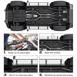 Yosovlampada per atmosfera Bluetooth RGB striscia di luce musicale per fuoristrada telaio LED luci Decorative sotto Golf Versa auto - Product Image 3