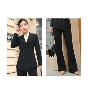 Nuovo Completo da <span class=keywords><strong>Donna</strong></span> per Ufficio di Alta Qualità, Tailleur con Giacca e <span class=keywords><strong>Pantaloni</strong></span> a Lunghezza Caviglia, Set Due Pezzi Rosso fino alla Taglia 4XL - Product Image 5