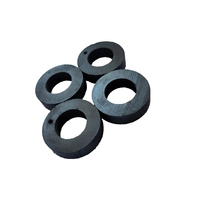 Anneau magnétique industriel en céramique noire haute performance en ferrite pour services de soudage, découpe et pliage