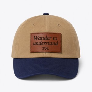 Casquette de baseball en sergé de coton à 6 panneaux avec logo personnalisé, patch en cuir et lettres, ajustable, unisexe, pour sport en extérieur – Fabricant - Product Image 2