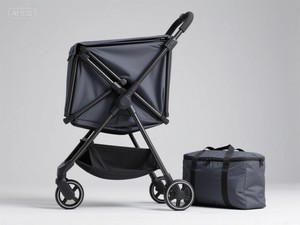 Poussette bébé en fibre de carbone-Design léger et protection anti-collision - Product Image 5