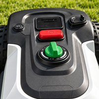 Tondeuse à gazon automatique robot avec couverture de 600 mètres carrés pour entretien de pelouse résidentielle et coupe d'herbe