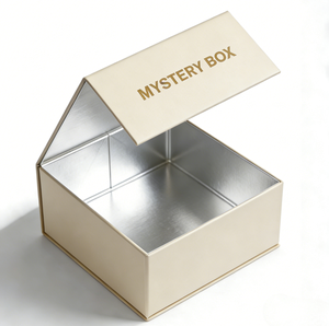 Foldable Customized Shape Recycled Kraft Paper Bridesmaid Wedding Favour Candle Gift Boxes Ribbon Baby Shower <strong>Groomsmen</strong> <strong>Proposal</strong> - Product Image 3