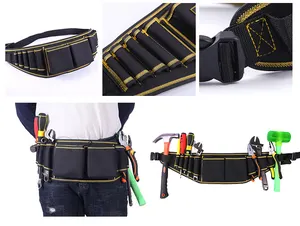 Bolsa de cinturón para electricista, kit de herramientas de tela Oxford para reparación de explosiones