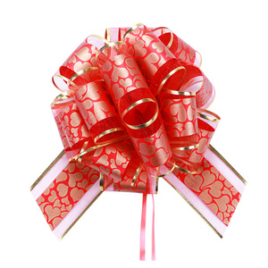 Giáng sinh đám cưới kéo cung | lớn các loại màu sắc gói quà Ribbon chuỗi | nút hiện tại cung cho giỏ bên trang trí - Product Image 1