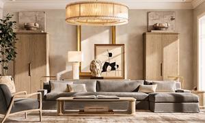 Set di Tavolini da Caffè in Legno Massello Stile Francese di Alta Gamma - Tavolino da Salotto Premium Baron - Product Image 5