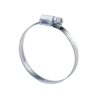 Collier de serrage à vis sans fin DIN3017 à couple élevé en acier inoxydable 201 304 de type allemand pour raccord de tuyau d'eau automobile