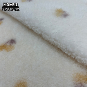 Fabricante chino franela <span class=keywords><strong>Polar</strong></span> Fleece Sherpa Tela con estampado de patrones coloridos para pijamas Homewear abrigo de invierno Manta - Product Image 3