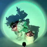 Lampe de sol LED Sunset, lumière de nuit moderne RGB pour les fêtes, lampe Sunset / projecteur de lumière Sunset