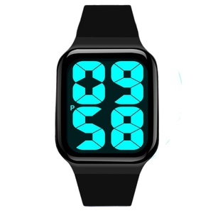 Breathable Rectangle ABS 36mm Acrylic Band Simple Wind Student Sports Electronic Watch Cross-<b>border</b> Waterproof Outdoor - Product Image 5