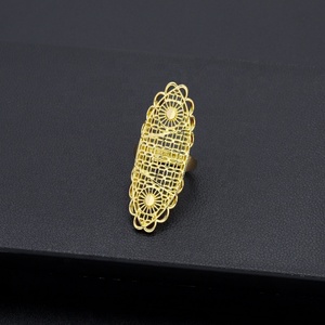 JXX Prix de gros, bon prix, bagues plaquées or 24 carats au design unique et tendance - Product Image 2