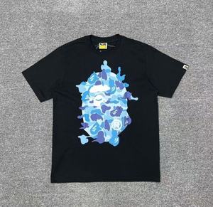 Camiseta Deportiva Casual Vintage de Manga Corta con Estampado de Letras, Holgada y Cómoda, de Algodón Peinado Transpirable - Product Image 1