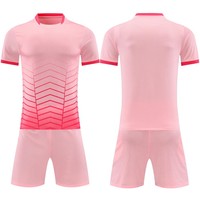 Fußball-Fan-Geschenke Herren Rollkragen-Kits Großhandel Maßgefertigte 100% Polyester Wärmeübertragungsdruck Fußballtrikots Trainingsanzüge