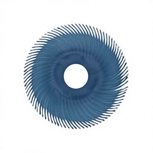 Scotch-Brite 7000028532 Disque abrasif à poils type C P400 75 mm x 10 mm, rouge bronzant, radial - Product Image 1