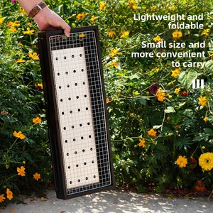 Barbecue au charbon de bois pliable et portable HL Modern avec tiroir latéral en acier inoxydable pour camping et pique-nique en extérieur, fonction combinée, OEM - Product Image 4
