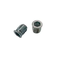 metal T nut inner M6 M8 with out thread 12.5mm diameter color zinc plated for adjustable leg leveler
