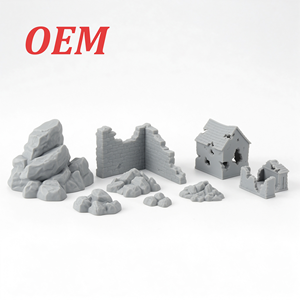 Ensemble de Scénarios de Jeu de Guerre Personnalisé OEM en ABS – Modèles de Miniatures et Obstacles de Terrain de Jeu de Société en Plastique pour Simulation - Product Image 2