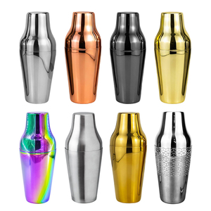 600ml 2 pièces Parisienne <span class=keywords><strong>Shaker</strong></span> Set 304 acier inoxydable <span class=keywords><strong>parisien</strong></span> Cocktail <span class=keywords><strong>Shaker</strong></span> 2 capacité de boisson surdimensionné Top français <span class=keywords><strong>Shaker</strong></span> - Product Image 2