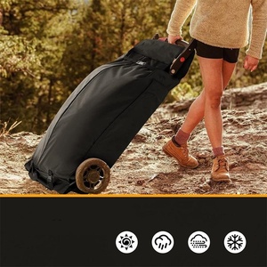 Housse de barbecue à gaz robuste, résistante aux déchirures et aux UV, accessoire extérieur pour accessoires <span class=keywords><strong>Weber</strong></span> Traveler - Product Image 6