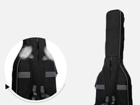 Étui étanche en toile Oxford pour guitare électrique classique et acoustique, sac à bandoulière rembourré avec poche