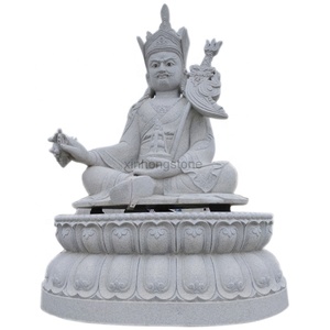 Estatua de gran tamaño <span class=keywords><strong>tallada</strong></span> a mano con piedra Padmasambhava, estatua de <span class=keywords><strong>Buda</strong></span> Guru Rinpoche para decoración al aire libre - Product Image 1
