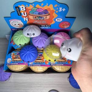 Realistic PU Material Steamed Bun Squeeze Toy Soft <b>Squishy</b> Sticky <b>Slow</b>-<b>Rising</b> Anxiety Relief Tactile Prop & Gift - Product Image 5