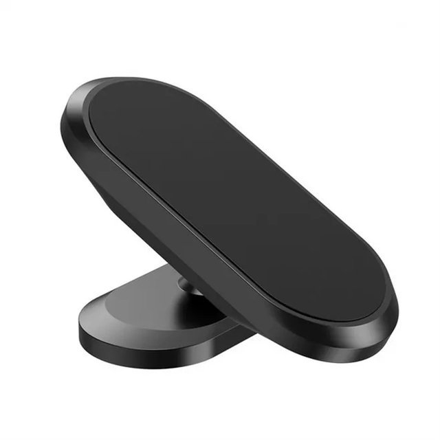 Car Accessories Strip Paste Dashboard Magnetic Phone Mount 360 Rotation ABS+Silicone Phone Holder for iPhone