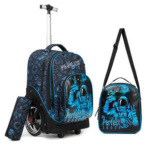 Jasmines tar Trolley Schult asche Big Wheel Set Neues Design <span class=keywords><strong>3</strong></span> In 1 Cartoon Trolley Schul rucksack Tasche Set Mit Rädern - Product Image 6