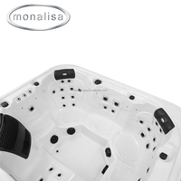 Baignoires de massage en acrylique, spas à remous en fibre de verre, spas Balboa, spas extérieurs