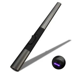 Encendedor de cigarrillos eléctrico recargable a prueba de viento, artículo a la moda, personalizado, USB