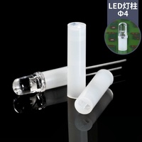 Isolateur en nylon LED 4 mm à double trou, entretoise de circuit imprimé, pilier isolant électrique pour support de lampe LED et diode