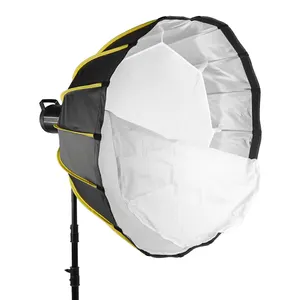 70cm pieghevole Beauty Dish pieghevole rapido 65cm Softbox per Studio fotografico Flash e Mono light glow ez lock softbox